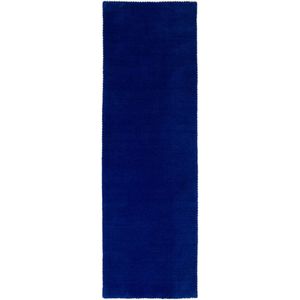 carpetfine Wollteppich "Gabbeh Lola Uni", rechteckig, 14 mm Höhe, mit natürlichem Pflanzenmaterial von Hand gewebt, auch in Rund
