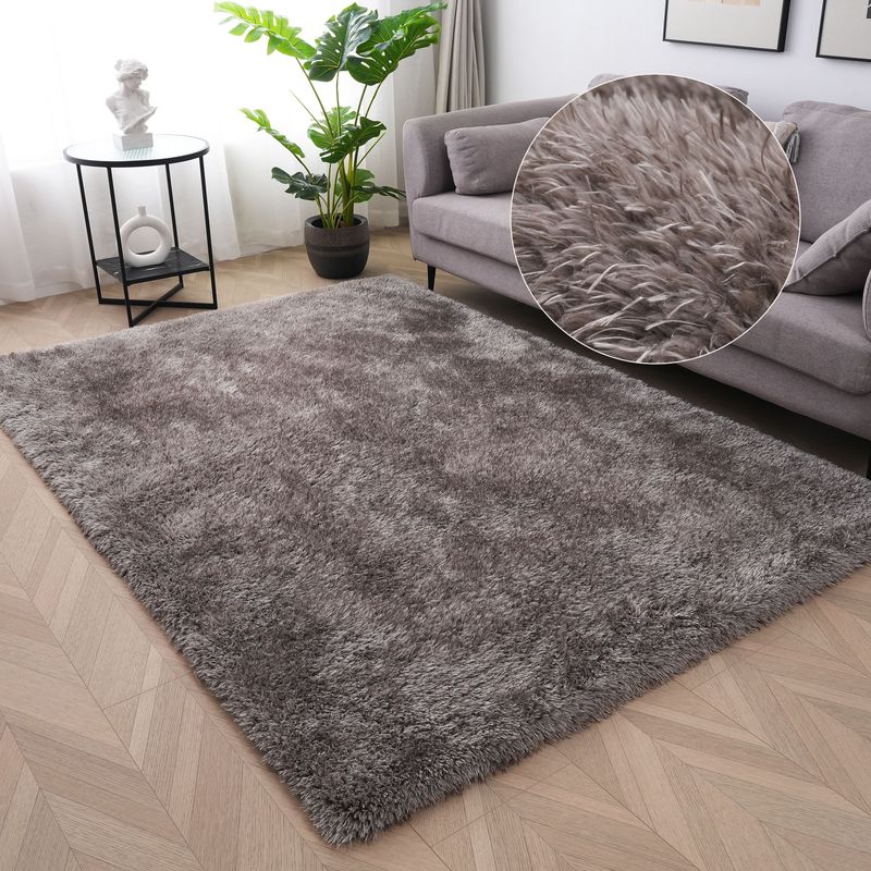 my home Hochflor-Teppich "Micro Shaggy", rechteckig, 53 mm Höhe, weich, flauschig, Uni-Farben, Wohnzimmer, Schlafzimmer, Kinderzimmer