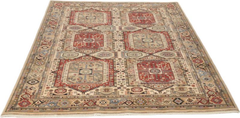 THEKO Wollteppich "Saharna 7275", rechteckig, 10 mm Höhe, reine Wolle, Orient-Optik, mit Fransen