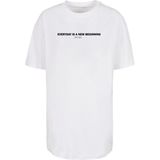 Merchcode T-Shirt "Merchcode Damen Ladies Hope Oversized Boyfriend Tee", (1 tlg.)