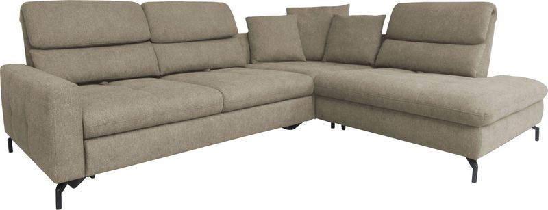 alina Ecksofa "Louis", Breite 260 cm, Rückenlehnenverstellung, wahlweise mit Bettfunktion