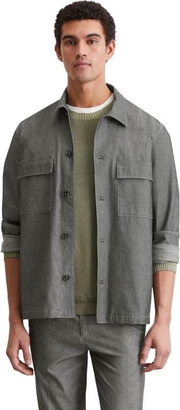Marc OPolo Kurzjacke "aus leichtem Bio-Baumwoll-Chambray", ohne Kapuze