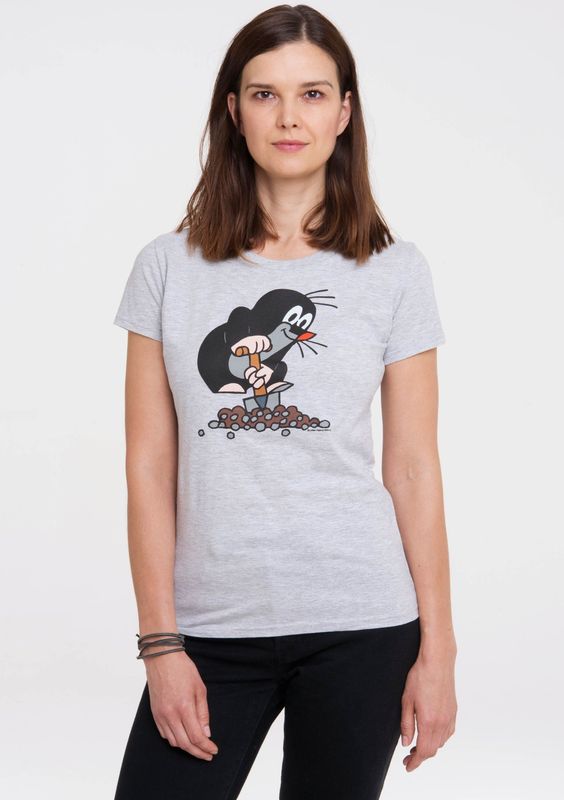 LOGOSHIRT T-Shirt "Der kleine Maulwurf", mit lizenziertem Originaldesign