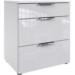 Wimex Nachtkommode "Level36 C by fresh to go", mit Glaselementen auf der Front, soft-close Funktion, 54cm breit