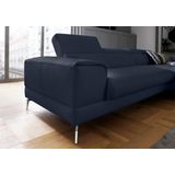 W.SCHILLIG Ecksofa "piedroo, Designsofa mit tollem Sitzkomfort, bequem und elegant, L-Form", Kopfteilverstellung, wahlweise mit Sitztiefenverstellung, Breite 303cm