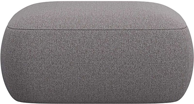 FLEXLUX Pouf "Torino, rund, bodennah, Sitzhocker, Polsterhocker", Modernes, organisches Hocker-Design, Kaltschaum, Wellenunterfederung