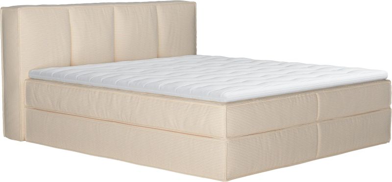 Home affaire Boxspringbett "Sacy", Boxbett inkl. Topper, 2 Matratzen, Härtegrade H2, H3 und H4 wählbar