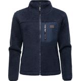 Ragwear Plüschjacke "Alaris", ohne Kapuze, Kuschelige Fleecejacke mit Brusttasche