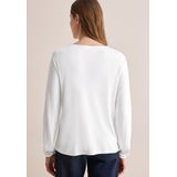 Cecil Langarmshirt, aus softem Materialmix