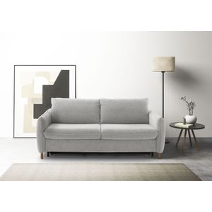 Places of Style Schlafsofa "Bacoli für Dauerschläfer geeignet durch hochwertigen Faltbeschlag", in 3 Breiten und 3 Matratzenausführungen, belastbar 200 bis 270 kg