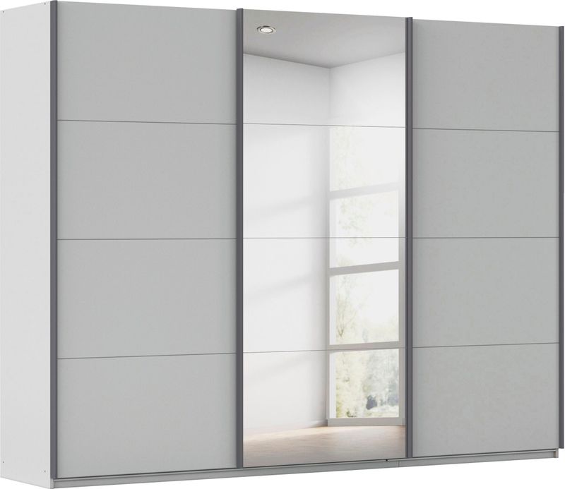 rauch Schwebetürenschrank "Kleiderschrank Schrank OTTO´S CHOICE Garderobe AGORDO", (in zwei Griff-Farben), Top Innenausstattung, in 4 Breiten und 2 Höhen MADE IN GERMANY