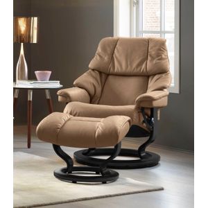 Stressless Relaxsessel-Set "Reno", mit Hocker, mit Classic Base, Größe S, M & L, Gestell Schwarz
