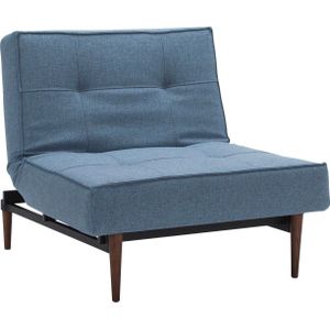 INNOVATION LIVING ™ Sessel "Splitback", mit dunklen Styletto Beinen, in skandinavischen Design