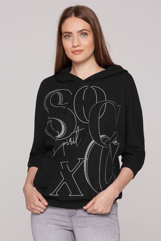 SOCCX Kapuzensweatshirt, mit Baumwolle
