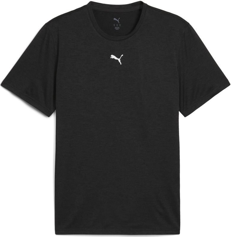 PUMA Trainingsshirt "TAD ESSENTIALS Meliertes T-Shirt mit Cat Logo Herren"