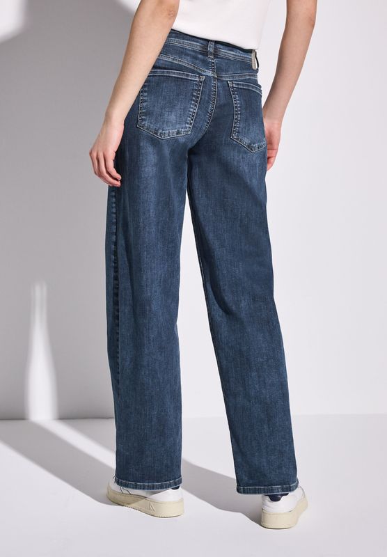 STREET ONE Loose-fit-Jeans, Middle Waist