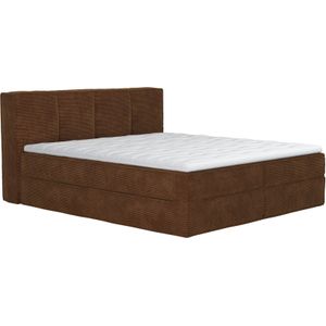 Home affaire Boxspringbett "Sacy", Boxbett inkl. Topper, 2 Matratzen, Härtegrade H2, H3 und H4 wählbar