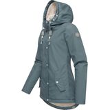 Ragwear Regenjacke "Marge", mit Kapuze, warm gefütterter Damen Winter Regenmantel