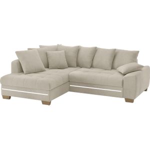 Mr. Couch Ecksofa "Nikita II, L-Form", mit RGB-LED Beleuchtung, wahlweise mit Bett, Bettkasten, Kaltschaum