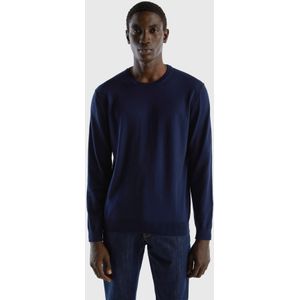 United Colors of Benetton Rundhalspullover, mit Markenlabel