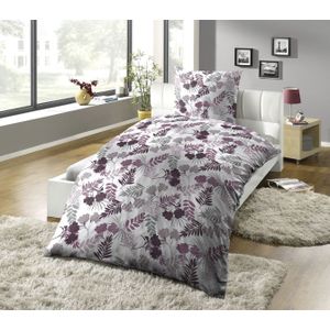 KiNZLER Bettwäsche "Bedruckte Poly-Cotton Bettwäsche "Vivian"", Pflegeleicht