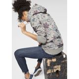 Ragwear Sweater "GRIPY FLOWERS O", Hoodie mit floralem All Over-Druck