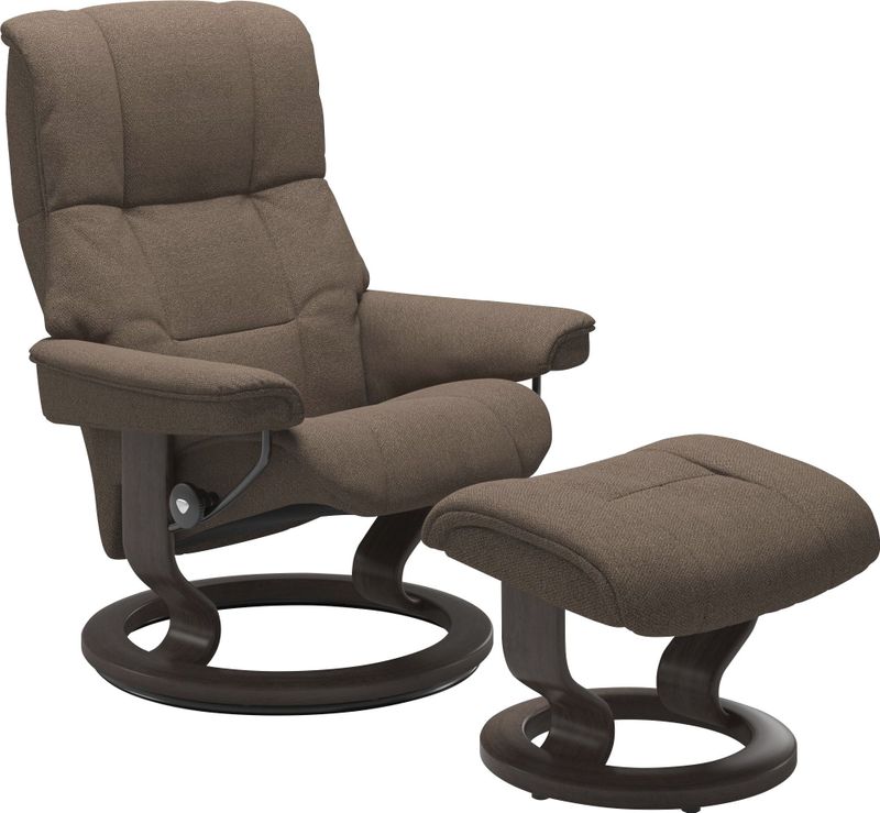 Stressless Relaxsessel "Mayfair", (Set, Relaxsessel mit Hocker), mit Hocker, mit Classic Base, Größe S, M & L, Gestell Wenge
