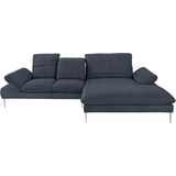 W.SCHILLIG Ecksofa "enjoy&MORE, Designsofa, elegant und bequem, L-Form", mit Sitztiefenverstellung, Füße silber matt, Breite 310 cm