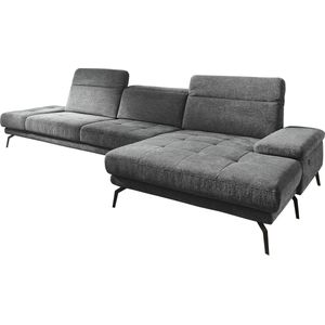 Die PlanBar Ecksofa "MP-IN20126 L-Form", mit Kopfteilverstellung, optional Sitztiefen- & Armteilverstellung