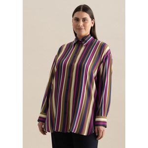 seidensticker Longbluse "Schwarze Rose", Langarm Kragen Druck