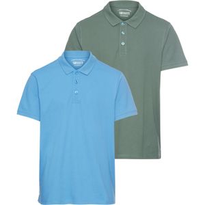 Mans World Poloshirt, (2-er Pack), in tollen Farbkombinationen