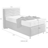 Westfalia Schlafkomfort Boxspringbett "Sigma"
