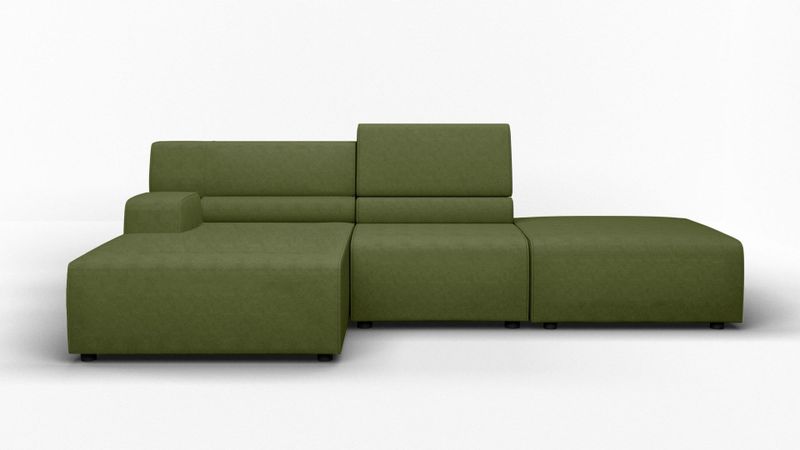 Egoitaliano Ecksofa "Babouche, Designsofa mit außergewöhnlichem Sitzkomfort zum Wohlfühlen"