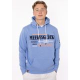 Zwillingsherz Hoodie ""Meeresglück"", mit gesticktem Detail am Ärmel und Kapuze