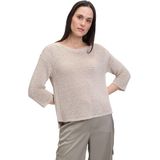 Betty Barclay Strickpullover "Betty Barclay Grobstrick-Pullover mit 3/4 Arm", (1 tlg.), Glitzer