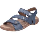 Rieker Sandale, Sommerschuh, Sandalette mit praktischen Klettverschlüssen