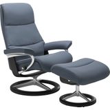 Stressless Fußhocker "View", mit Signature Base,Gestell Schwarz