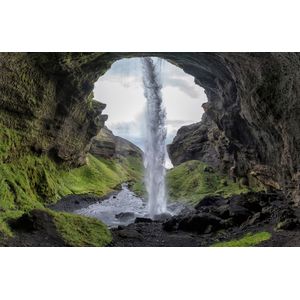 Papermoon Fototapete "Photo-Art BRAGI KORT, VERSTECKTER WASSERFALL"