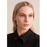 seidensticker Longbluse "Schwarze Rose", Langarm Kragen Uni