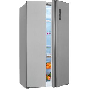 exquisit Kühl-/Gefrierkombination "SBS560-050D inoxlook"