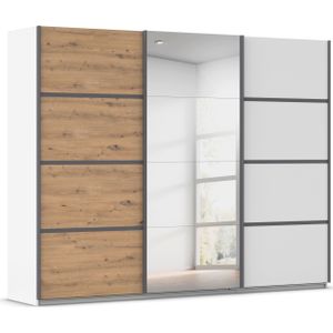 rauch Kleiderschrank "Schwebetürenschrank OTTO´s Choice Garderobe Schrank TOP ANGEBOT Avola", (in 3 verschiedenen Ausstattungen BASIC/CLASSIC/PREMIUM inkl. Spiegel), mit eleganten Zierleisten in Chrom, Schwarz oder Weiß MADE IN GERMANY