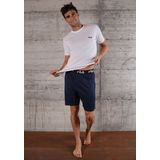 Fila Shorty "MAN JERSEY PYJAMAS", (2 tlg.), Hose mit elastischem Logobund und Kurzarmshirt