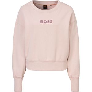 BOSS ORANGE Sweatshirt "Elay Stonebadge Premium Damenmode", mit BOSS Logo