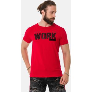 Cipo & Baxx T-Shirt "T-Shirt", mit Rundhals-Ausschnitt
