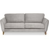 Home affaire 3-Sitzer "MARSEILLE Sofa 206 cm", mit Massivholzbeinen aus Eiche, verschiedene Bezüge und Farbvarianten