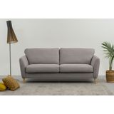 Home affaire 3-Sitzer "MARSEILLE Sofa 206 cm", mit Massivholzbeinen aus Eiche, verschiedene Bezüge und Farbvarianten