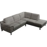 Egoitaliano Ecksofa "Shakira, Design und Sitzkomfort auf hohem Niveau, tolle Details", mit Ottomane, L-Form, elegante Metallfüße