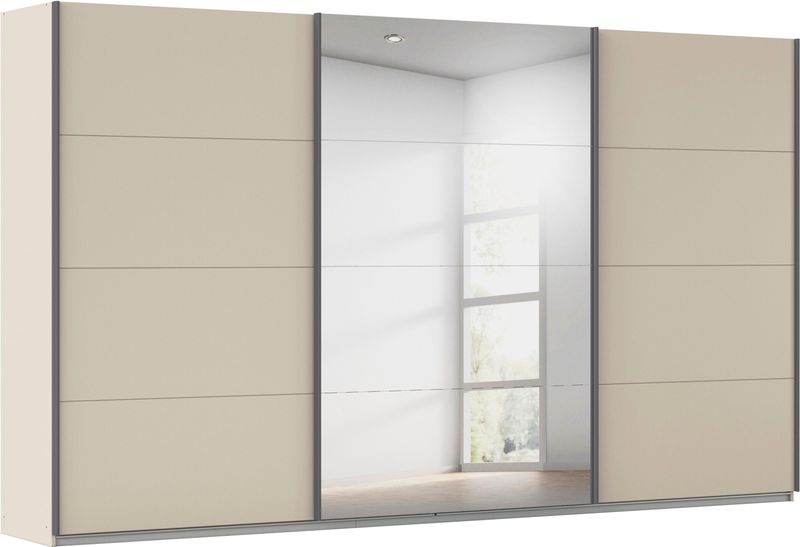 rauch Schwebetürenschrank "Kleiderschrank Schrank OTTO´S CHOICE Garderobe AGORDO", (in zwei Griff-Farben), Top Innenausstattung, in 4 Breiten und 2 Höhen MADE IN GERMANY