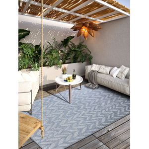 Villeroy & Boch Outdoorteppich "Georgette", rechteckig, 4 mm Höhe, In-& Outdoor, Flachgewebe, wetterfest, Terrasse, Balkon, modern, Trend