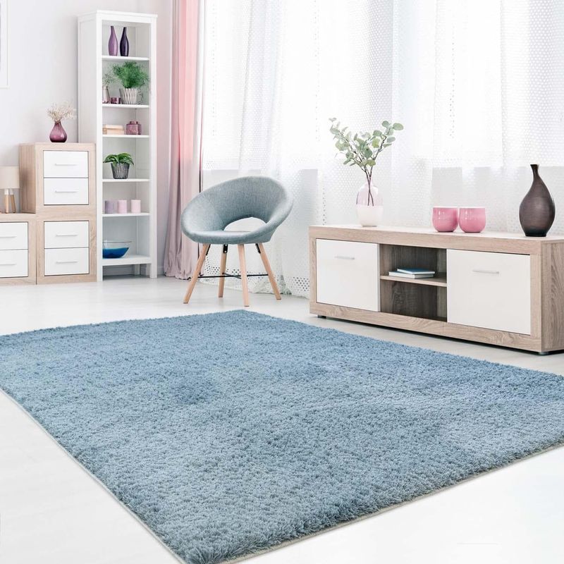 Carpet City Teppich "Softshine 2236", rechteckig, 14 mm Höhe, Läufer, Hochflor, besonders weich, robust, Uni, Wohnzimmer
